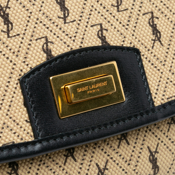 Pre-Loved Saint Laurent Medium Canvas Monogram All Over Crossbody - Picture 8 of 10